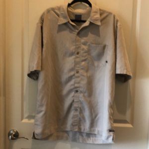 Quicksilver Men’s Collar Button Shirt Lg